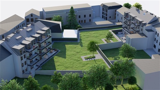 Residenz Lambertus Eupen - Hisselsgasse - Erdgeschoss - App.0.3 - 80,05 m² - 1 SZ - 4700 eupen, Belgien 