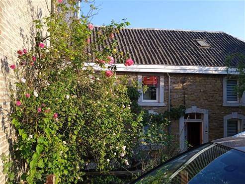 Charmantes Bruchsteinhaus mit schönem Vorgarten/Terrasse  in 2. Reihe sowie polyvalenter Nutzungsmöglichkeit./ Garage optional