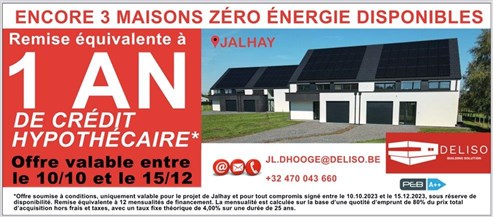 RABATT AKTION  VOM 10/10/23 bis 15/12/23  ( Rabatt entspricht 1 Jahr Hypothekenkredit*  ) Null-ENERGIE-Doppelhaushälfte ( A++ ) am Rande des Naturschutzgebietes „Hohes Venn“