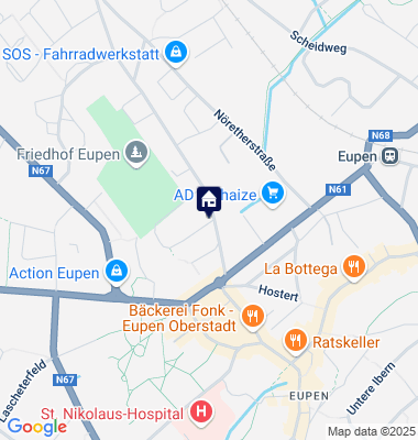 Google Maps Karte der Immobilien-Adresse