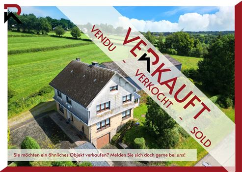 VERKAUFT: Idyllischer ehemaliger Bauernhof mit großem Baugrundstück in ruhiger Lage in der Eifel zu verkaufen!