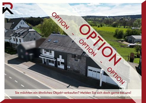 OPTION: Immobilie mit vielseitigen Nutzungsmöglichkeiten und modernem Wohnkomfort in zentraler Lage in Recht, St.Vith