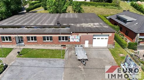 Ihr neuer Firmensitz in optimaler Lage in Eupen – flexible Halle & renovierte Büros, auch separat zu vermieten