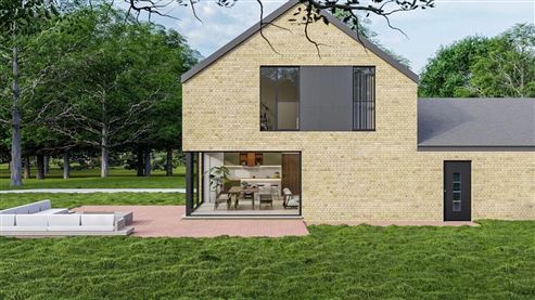 Bauprojekt mit Stil, Natur und Weitblick - Zeitgemäßes Wohnen auf einem exklusiven Grundstück mit Wasserlauf und Waldrandlage