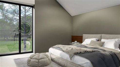 Bauprojekt mit Stil, Natur und Weitblick - Zeitgemäßes Wohnen auf einem exklusiven Grundstück mit Wasserlauf und Waldrandlage