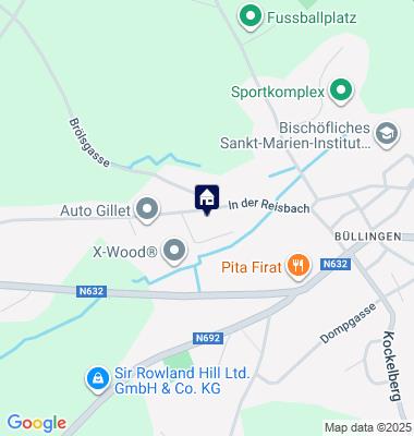 Google Maps Karte der Immobilien-Adresse