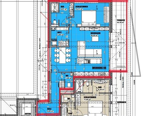 Exklusives Wohnen am Tor zum Hohen Venn– Ein-Schlafzimmer-Wohnung mit Innen- und Außenparkplatz & Keller  in der Residenz FEO !