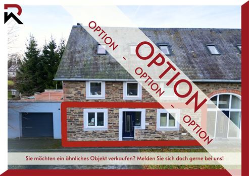 OPTION: Neuwertige Erdgeschosswohnung in Rocherath zu verkaufen!