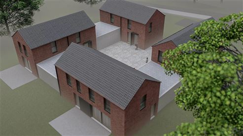 Promotoren & Investoren: Exklusives Baugrundstück mit genehmigtem Projekt für 4 Einfamilienhäuser in gefragter naturnaher Grenzlage – vollständig geplant, baureif und ohne Bauverpflichtung!