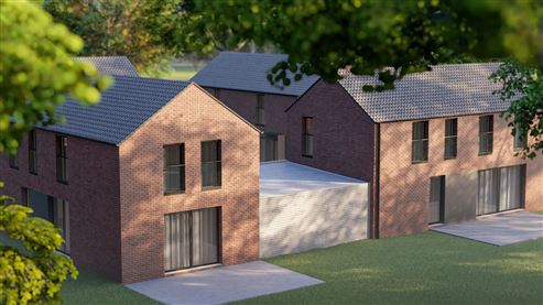 Promotoren & Investoren: Exklusives Baugrundstück mit genehmigtem Projekt für 4 Einfamilienhäuser in gefragter naturnaher Grenzlage – vollständig geplant, baureif und ohne Bauverpflichtung!