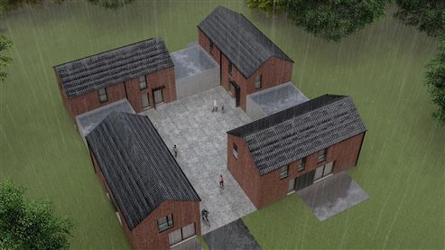 Promotoren & Investoren: Exklusives Baugrundstück mit genehmigtem Projekt für 4 Einfamilienhäuser in gefragter naturnaher Grenzlage – vollständig geplant, baureif und ohne Bauverpflichtung!