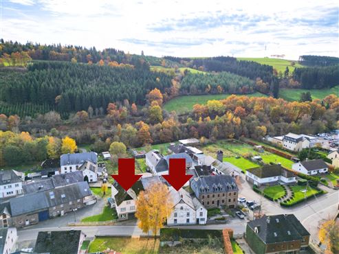OPTION: Besondere Immobilienkombination mit großem Entwicklungspotenzial im Herzen von Burg-Reuland!
