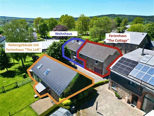 Exklusives Anwesen mit 3 Einheiten - Wohnhaus mit 2 Ferienunterkünften auf großzügigem Grundstück!