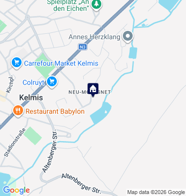 Google Maps Karte der Immobilien-Adresse