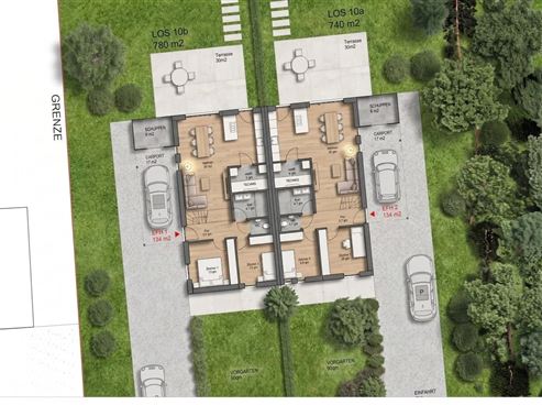 Exklusives Neubauprojekt: Hochwertige Doppelhaushälften in nachhaltiger Modular-Holzbauweise auf außergewöhnlichem Baugrundstück mit unverbaubarem Fernblick
