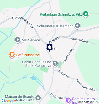 Google Maps Karte der Immobilien-Adresse