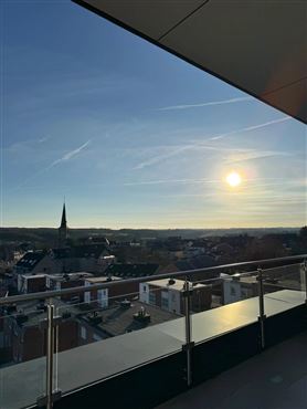 Exklusives Penthouse mit großzügiger Sonnenterrasse und Panoramablick, stilvolles Wohnen in grenznaher Lage